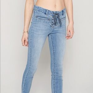Amuse Society Soho lace up jeans